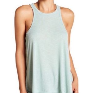Free People Green Blue Tank Top